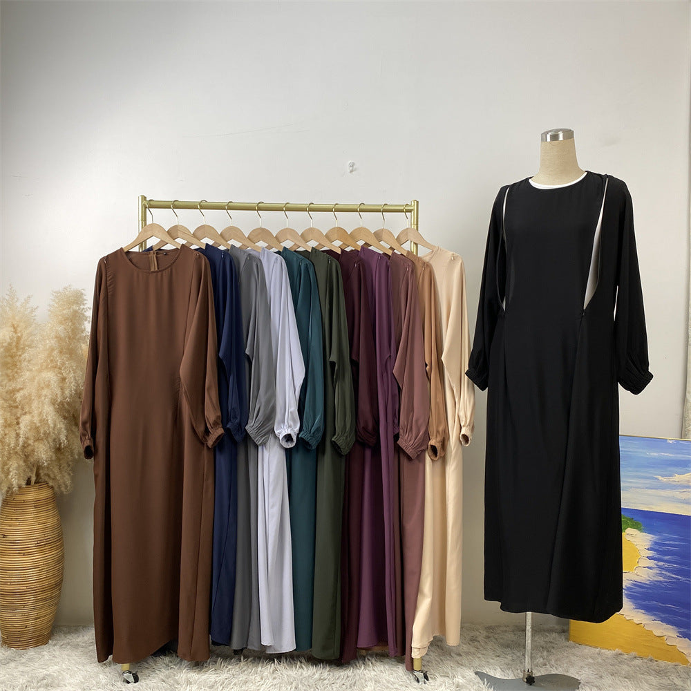 Fashion Nursing Clothes Muslim Long Sleeve Slim Fit Dress - [[{"value":"{{ Babyvera Babyvera  }}"}]]