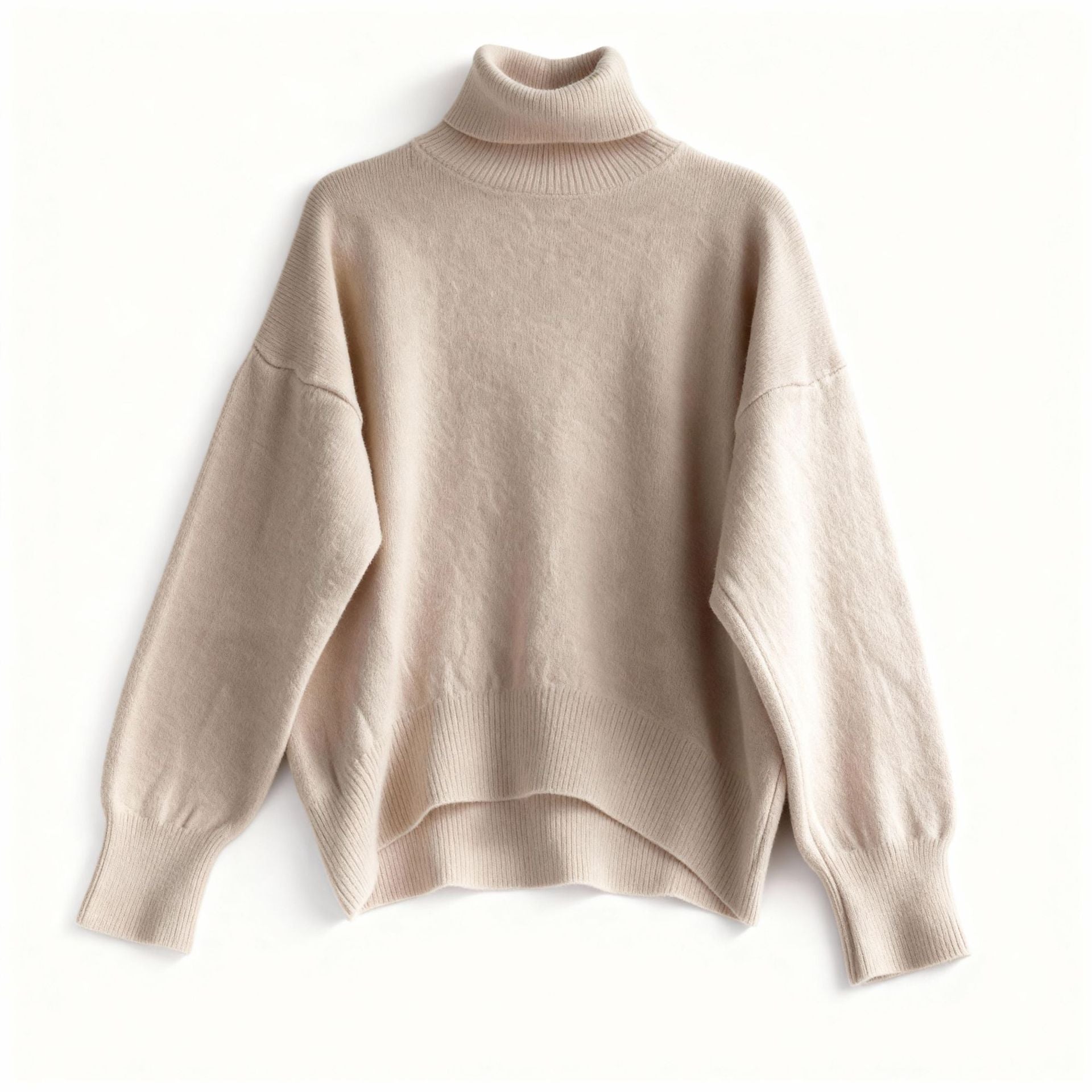 Elegant Commuter Knitted Long-Sleeve T-Shirt With A High Neck Pullover Sweater - [[{"value":"{{ Babyvera Babyvera  }}"}]]