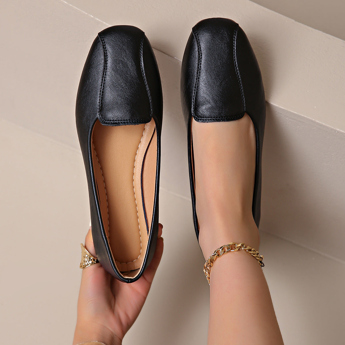 Women's Shallow-toed Flat Sandals - [[{"value":"{{ Babyvera Babyvera  }}"}]]