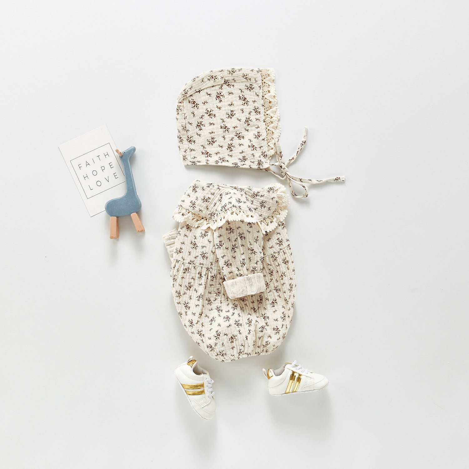 Autumn Baby Clothing Toddler Girls Bodysuits Big Collar Baby Girl Floral Suit Infant One Piece - [[{"value":"{{ Babyvera Babyvera  }}"}]]