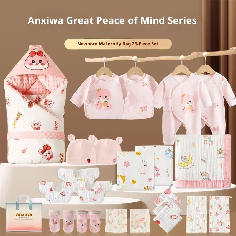 Maternity Bag Newborn Swaddle Bath Towel Clothing Set - [[{"value":"{{ Babyvera Babyvera  }}"}]]
