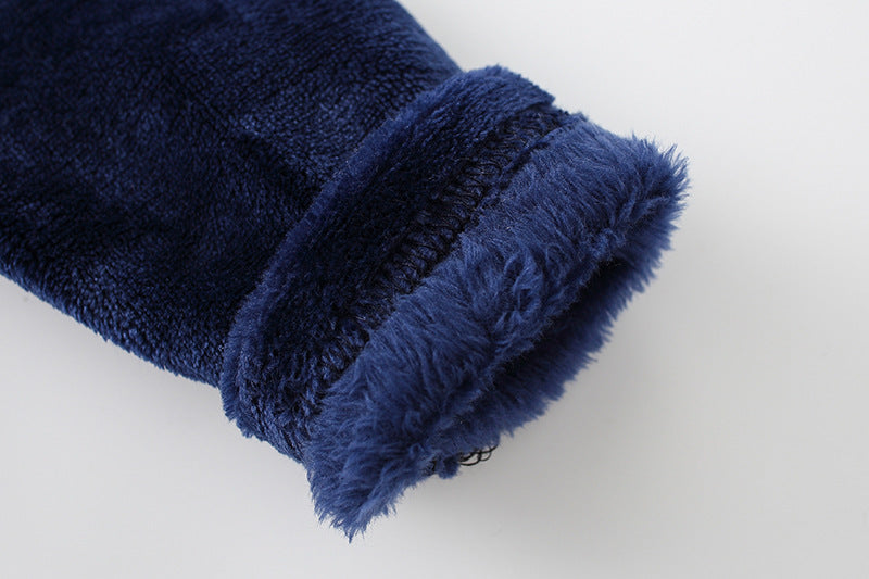 Cartoon Home Clothes Nightgown Bathrobe Children Pajamas Flannel - [[{"value":"{{ Babyvera Babyvera  }}"}]]