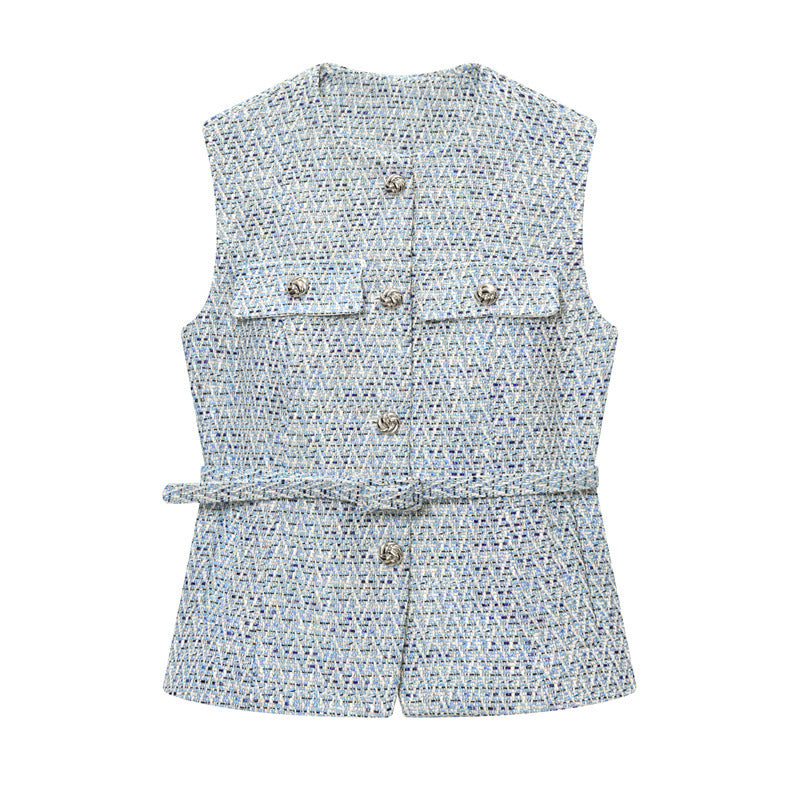Women's Knit V-neck Vest - [[{"value":"{{ Babyvera Babyvera  }}"}]]