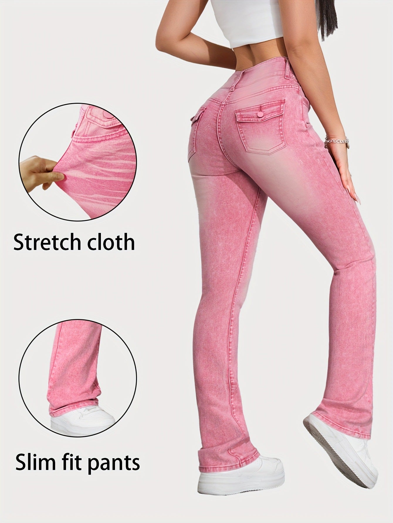 High-elasticity Colorful Candy Colored Jeans - [[{"value":"{{ Babyvera Babyvera  }}"}]]