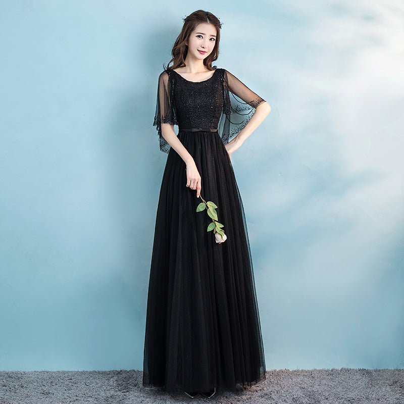 Banquet Evening Dress Female Spring New Fashion Annual Meeting Host Dress Chorus Performance Long Dress - Babyvera