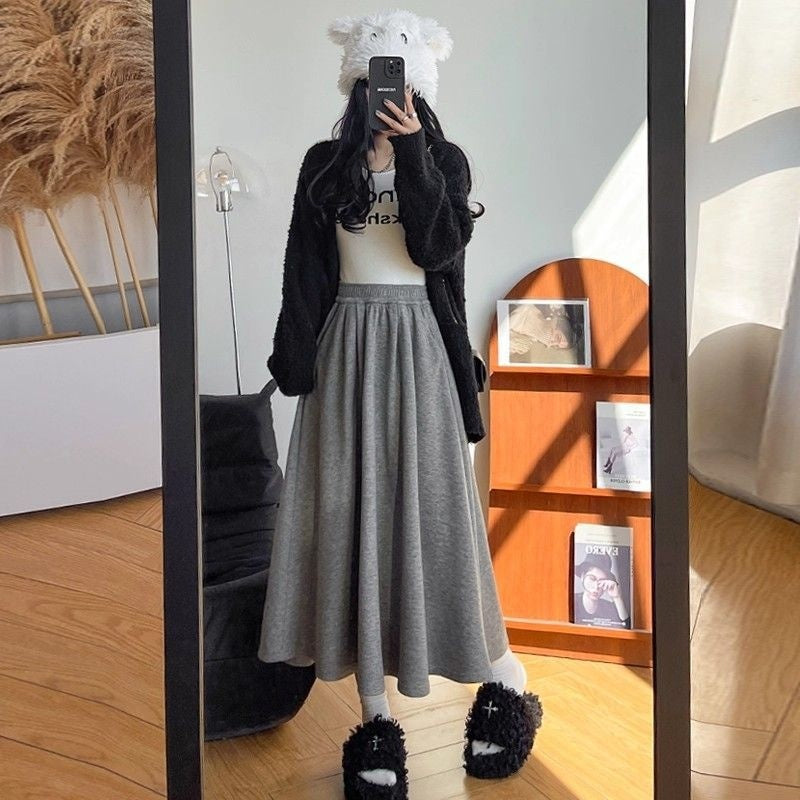 Mid Length Loose Fitting Womens Skirt - [[{"value":"{{ Babyvera Babyvera  }}"}]]