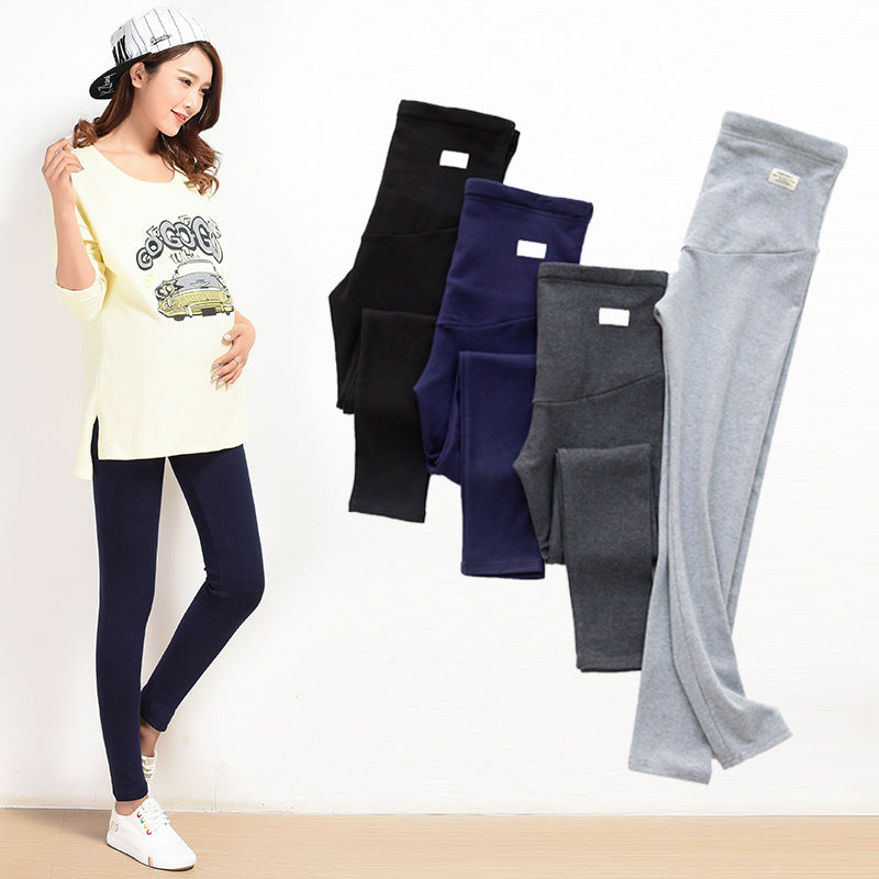 Spring And Autumn Maternity Pants Korean Style Versatile Thin Outer Wear Belly Support Trousers Plus Size - [[{"value":"{{ Babyvera Babyvera  }}"}]]