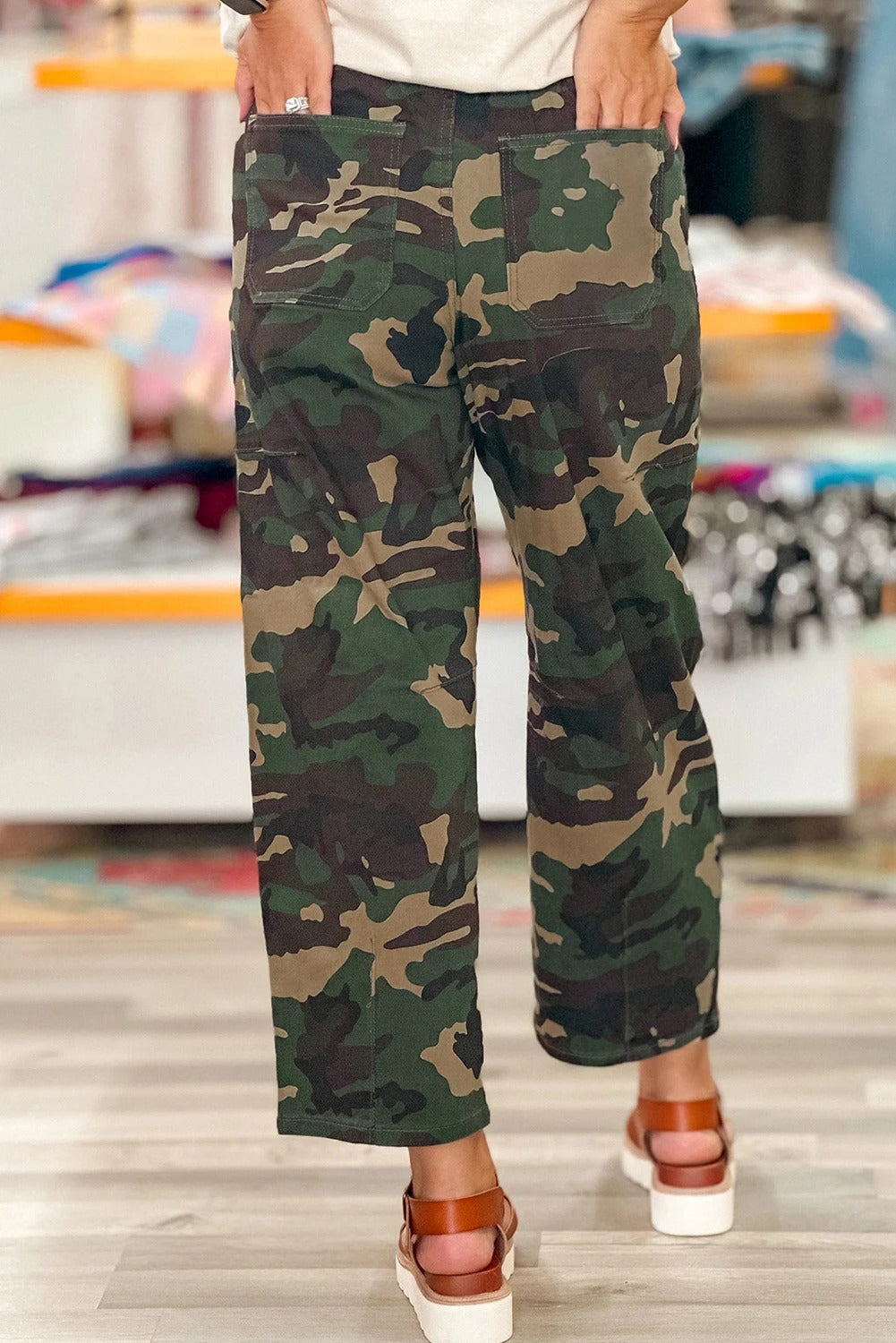 Women's Casual American-Style Retro Camouflage Pants With Multiple Pockets - [[{"value":"{{ Babyvera Babyvera  }}"}]]