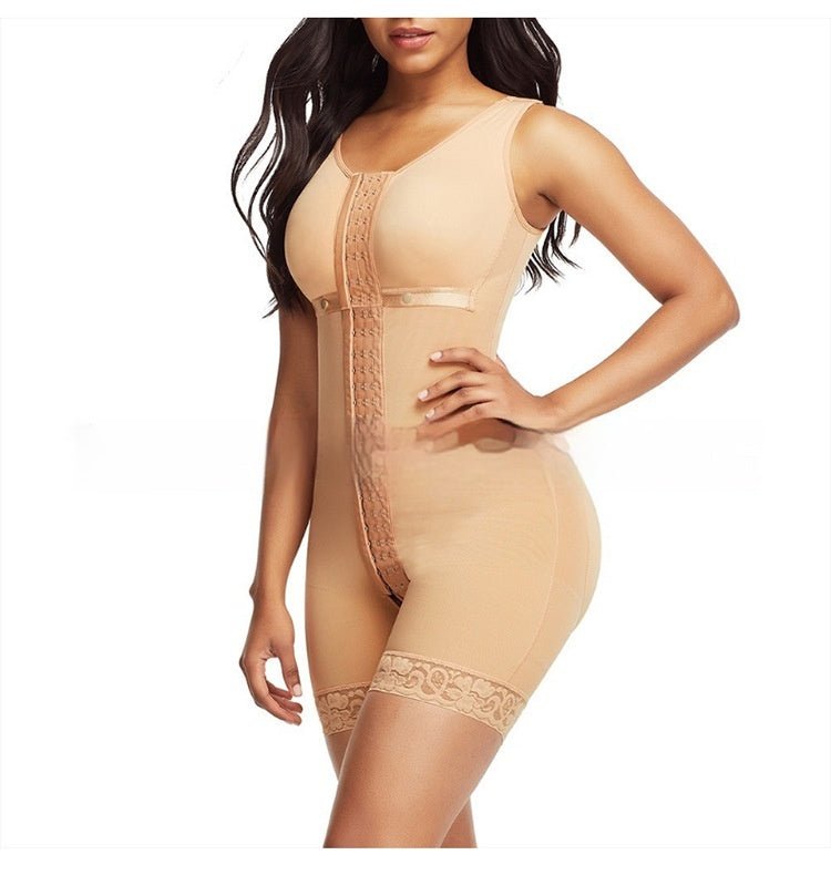 Belly Contracting Hip Lift Body Shaping Jumpsuit - Babyvera