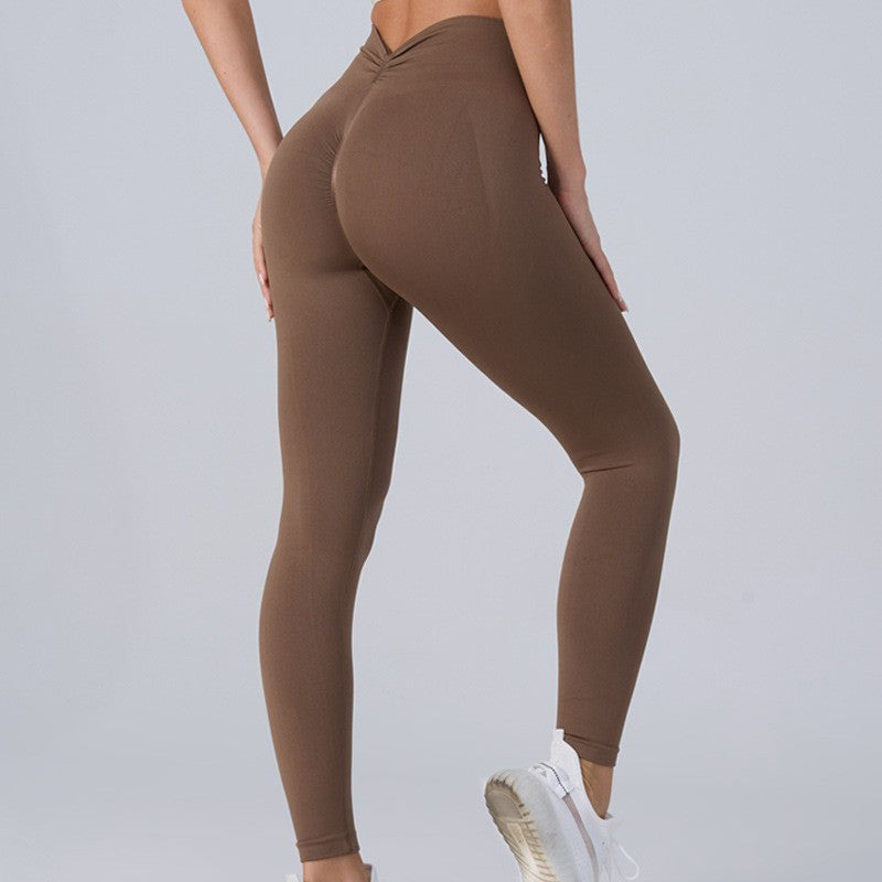 Peach Yoga Pants Hip-lift And Belly Shaping Skinny Slimming Sports Fitness - [[{"value":"{{ Babyvera Babyvera  }}"}]]