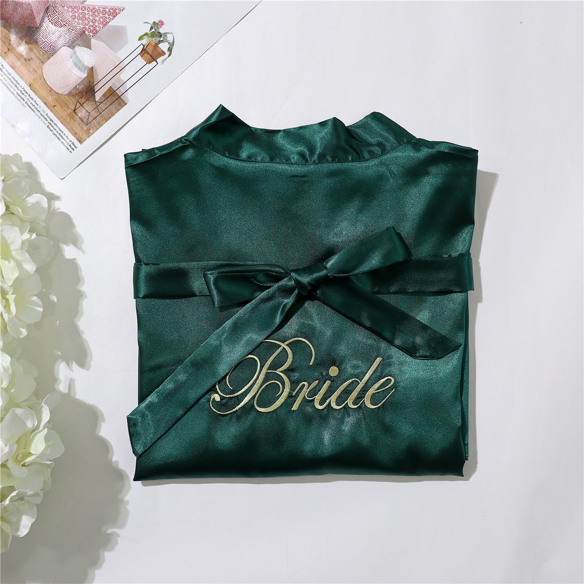 Bridal pajamas simulation silk nightgown - Babyvera