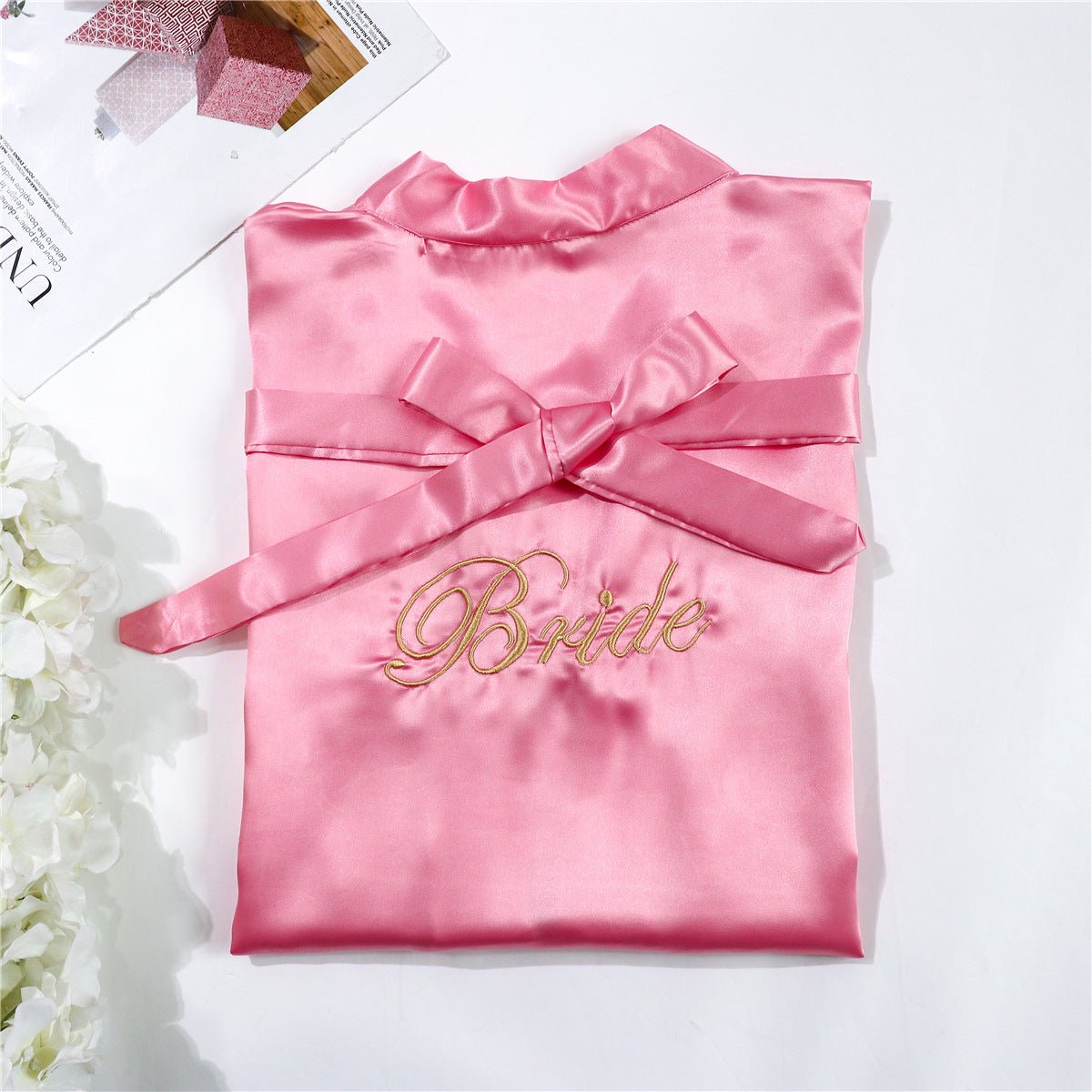 Bridal pajamas simulation silk nightgown - Babyvera