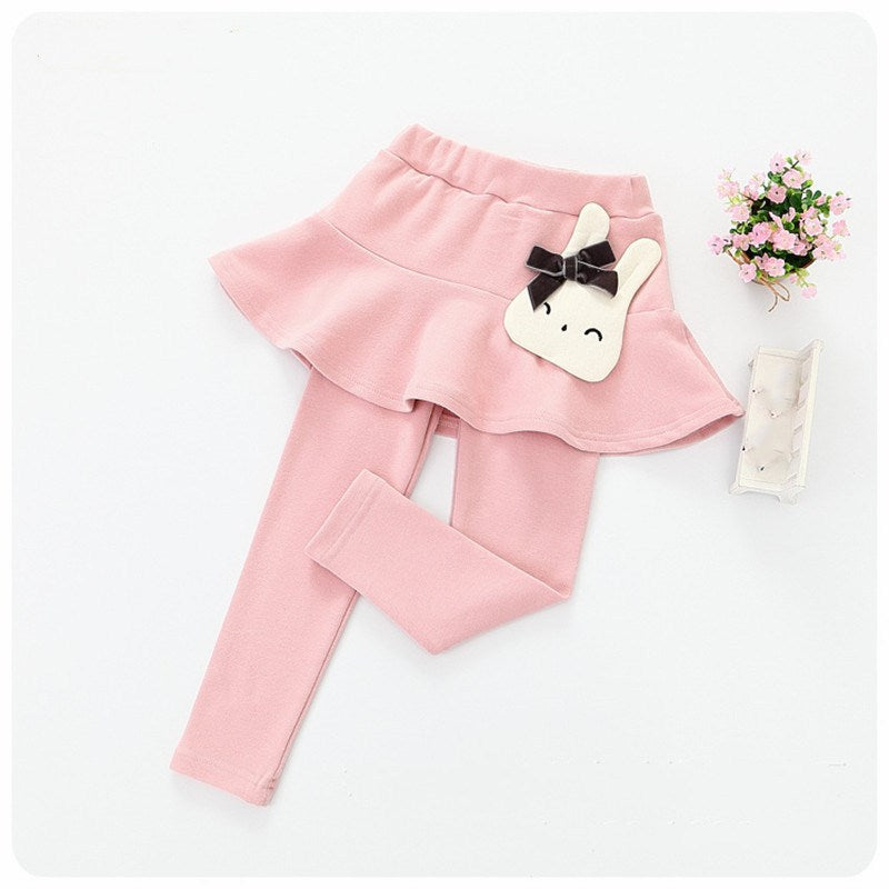 Children's Fake 2 Girls Leggings Cotton Lace Skirt Pants - [[{"value":"{{ Babyvera Babyvera  }}"}]]