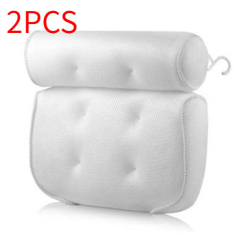 Bathroom Suction Cup Pillow Mesh Bath Pillow Pillow Bathtub Pillow Pillow - [[{"value":"{{ Babyvera Babyvera  }}"}]]