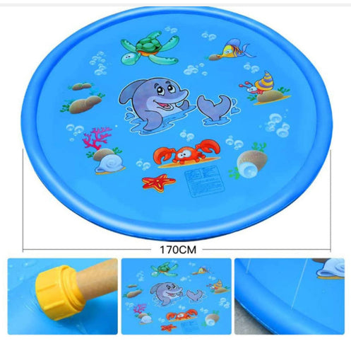 Durable Children's Water Spray Pool Mat Splash Sprinkle Play Pad Mat - [[{"value":"{{ Babyvera Babyvera  }}"}]]