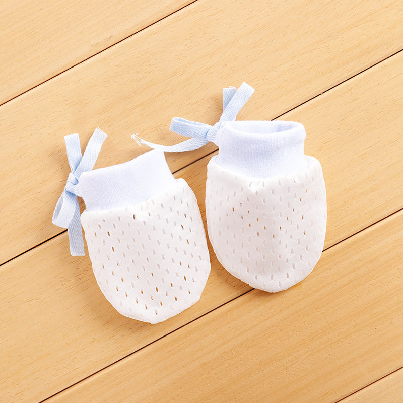 Baby Elastic Gloves 0-6-12 Months Newborn Anti-scratch Face Adjustable Gloves Summer Thin Ice Silk Gloves - [[{"value":"{{ Babyvera Babyvera  }}"}]]