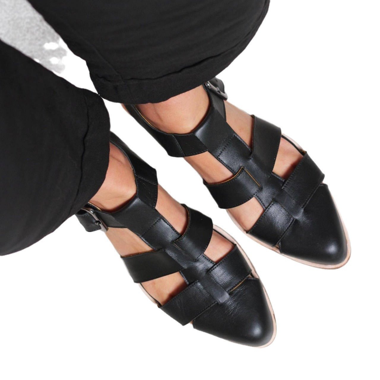 Casual Solid Color Sandals For Women - Babyvera