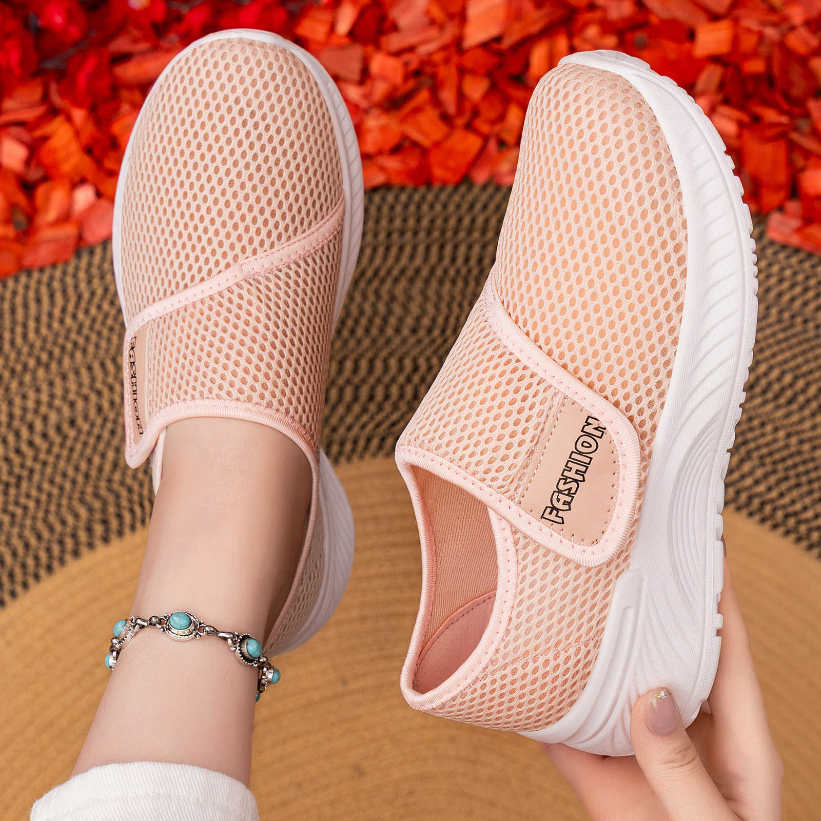 Casual Versatile Velcro Fastened Soft Soled Walking Shoes That Wont Tire Your Feet - Babyvera