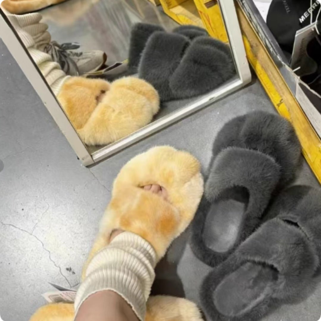 Cat Paw Fleece - lined Slippers Indoor Home Furnishings - Babyvera