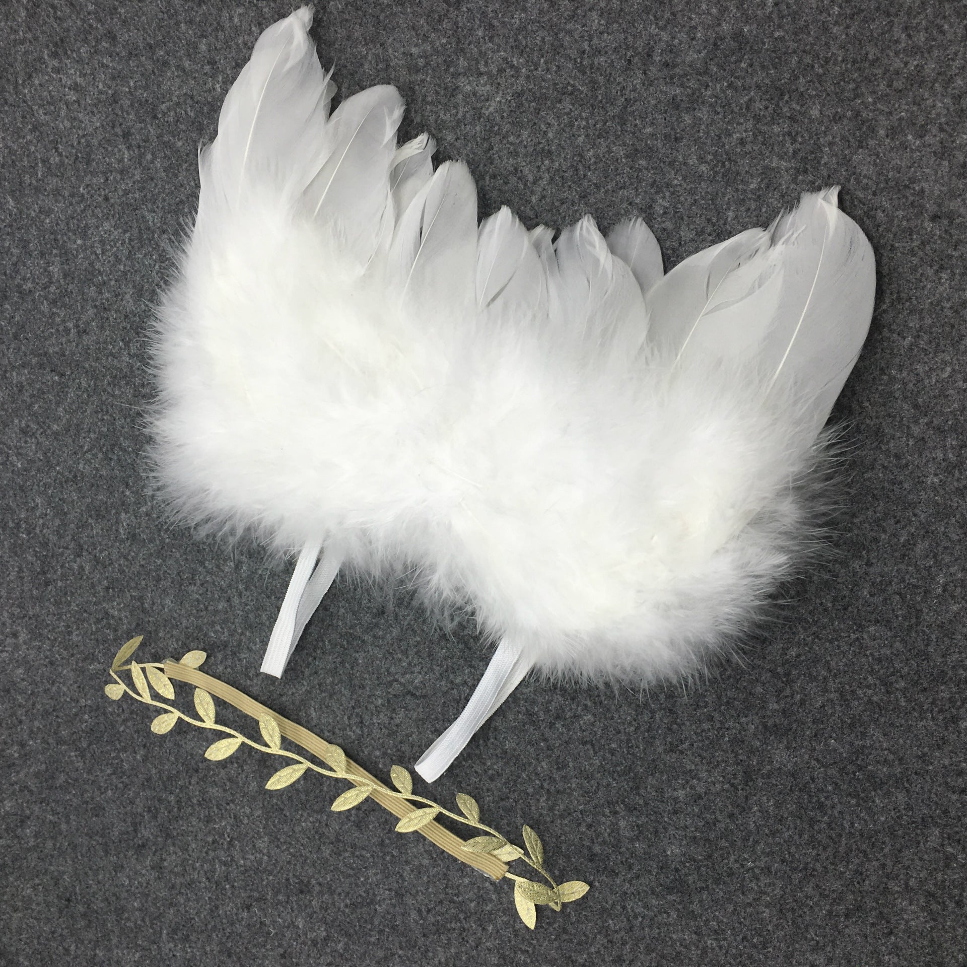 Newbornx Photography Props White Angel Wing Baby - [[{"value":"{{ Babyvera Babyvera  }}"}]]