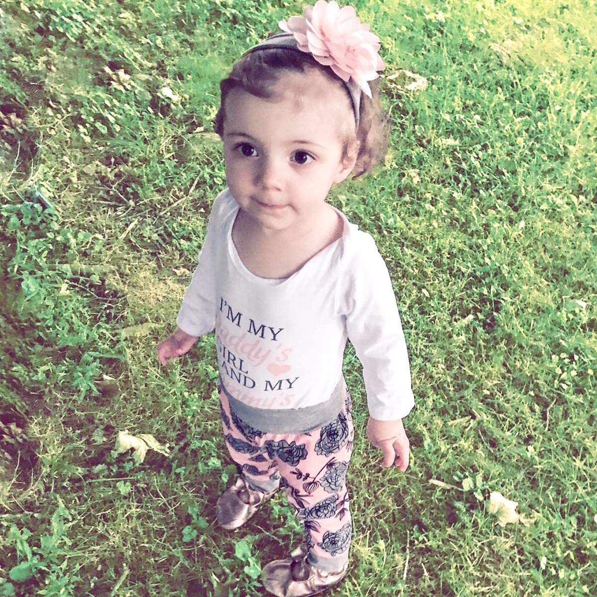 Newborn Suit Baby Girl Clothing Jumpsuit Floral Pants Cute - [[{"value":"{{ Babyvera Babyvera  }}"}]]