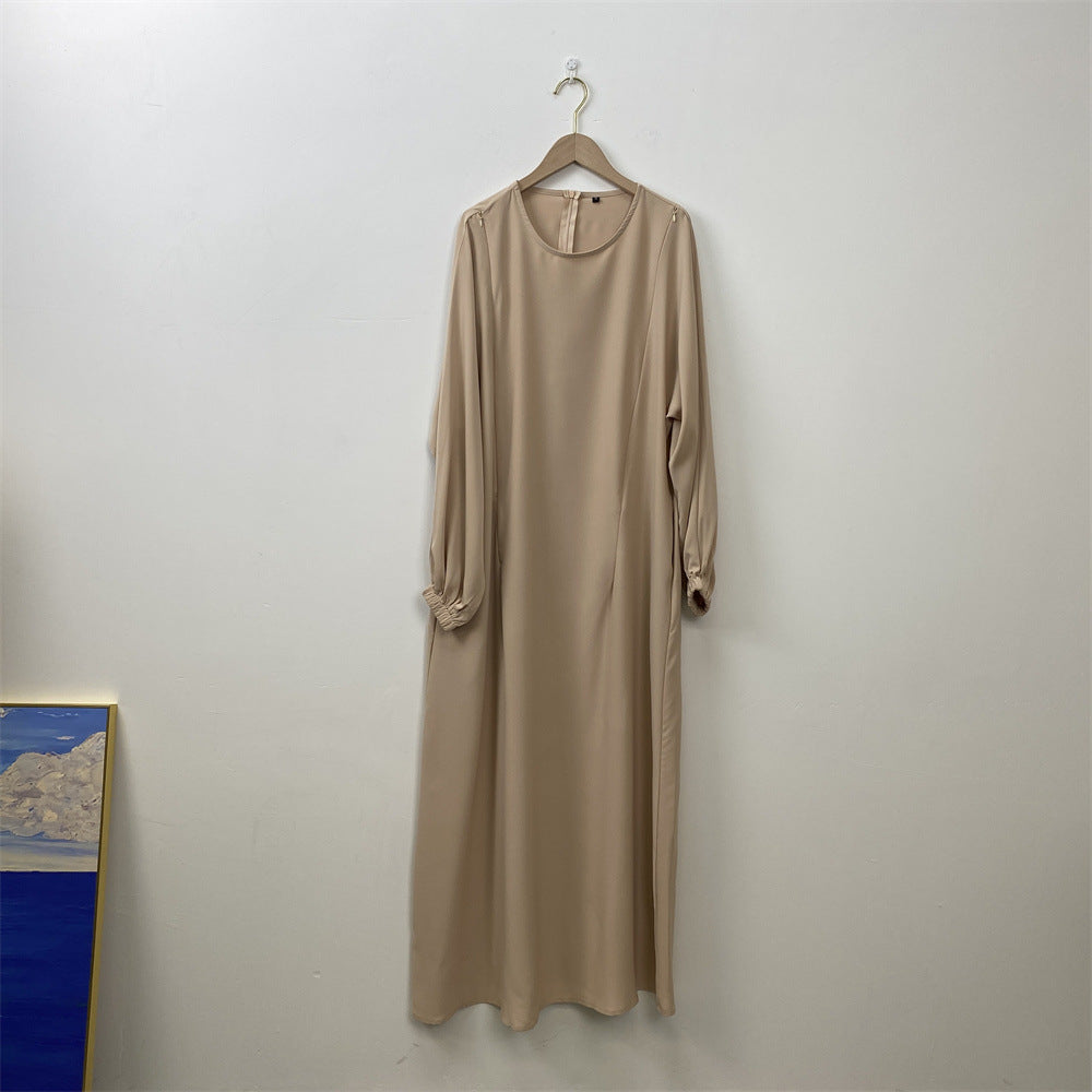 Fashion Nursing Clothes Muslim Long Sleeve Slim Fit Dress - [[{"value":"{{ Babyvera Babyvera  }}"}]]