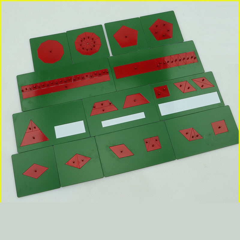 Sensory Teaching Iron Geometric Panel Montessori - [[{"value":"{{ Babyvera Babyvera  }}"}]]
