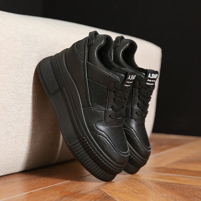 Chunky - soled Casual Shoes For Short Women That Add Height - Babyvera