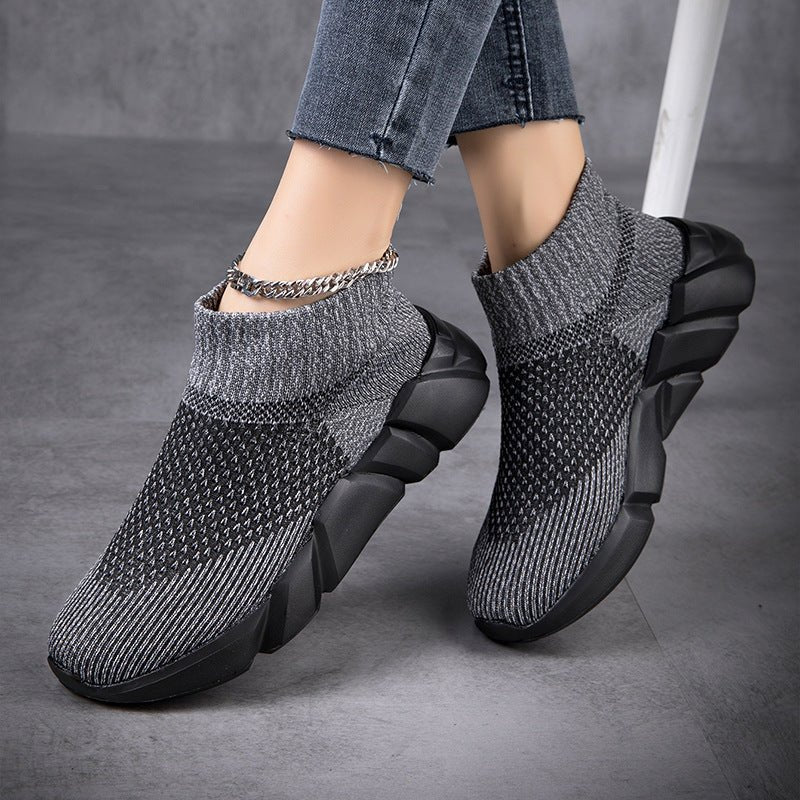 Cold - bonded Plus - size Sock Shoes Women's Thick - soled Casual Shoes - Babyvera