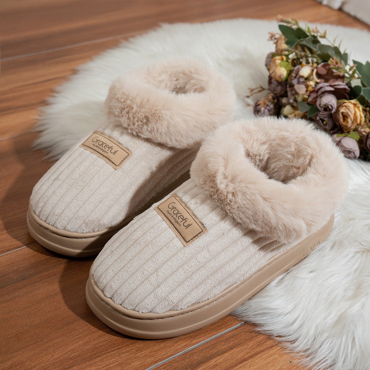 Corduroy Cotton Shoes For Men And Women - Babyvera