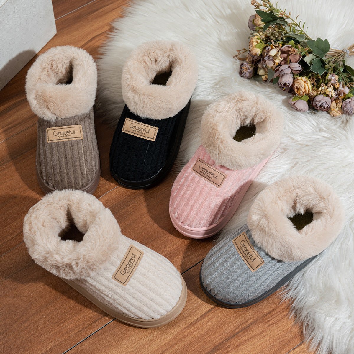 Corduroy Cotton Shoes For Men And Women - Babyvera
