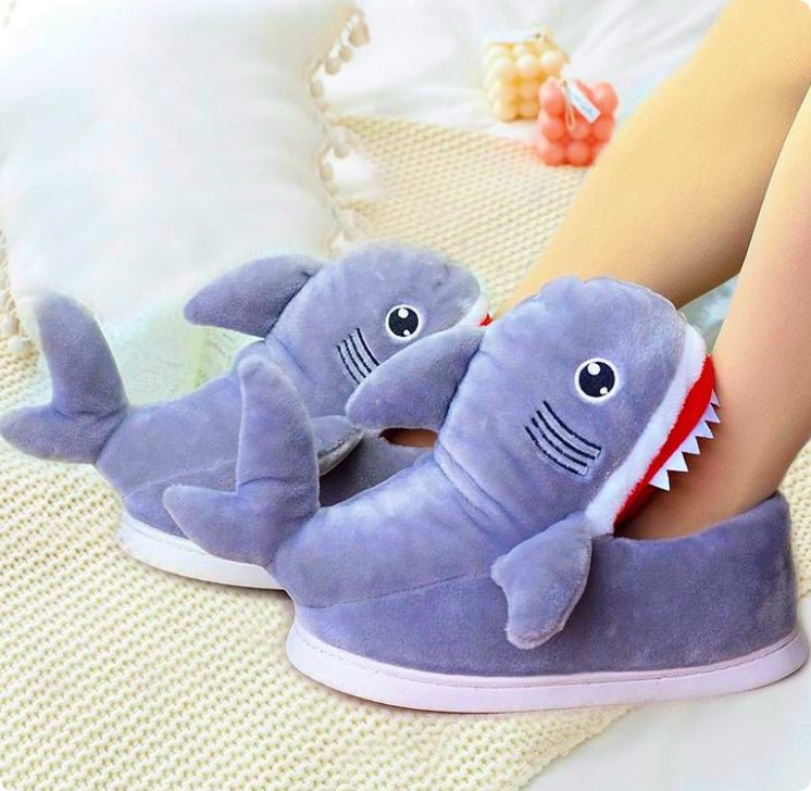 Cotton Slippers With Warm Plush Heel Padding - Babyvera