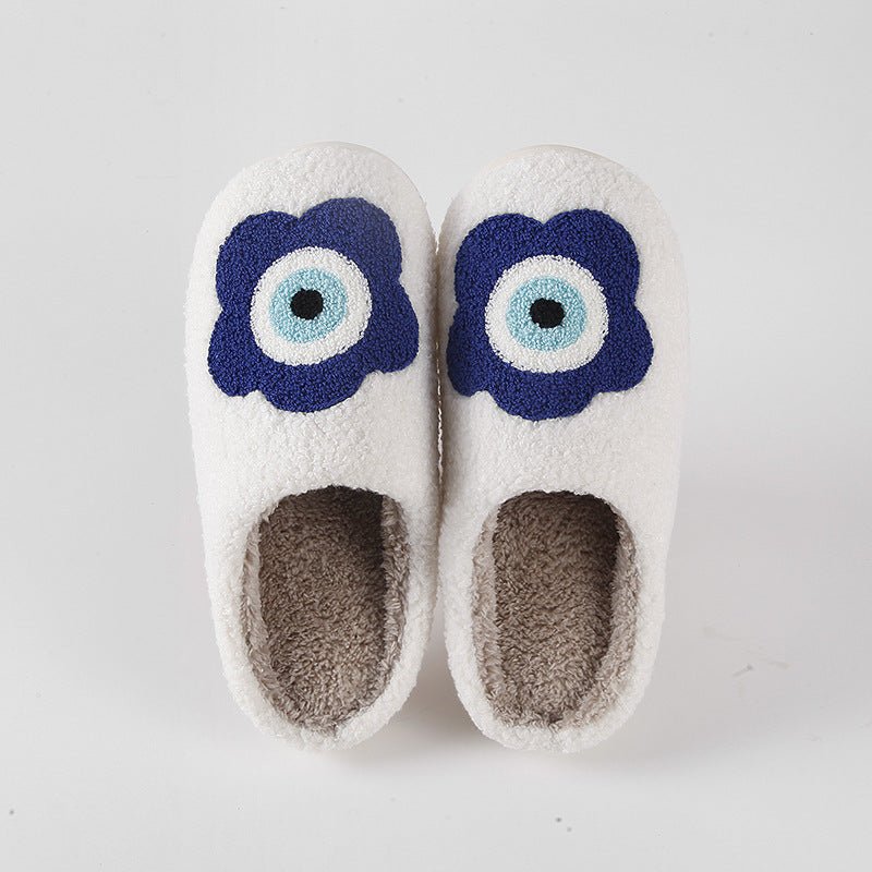 Cozy Home Flower - Eye Warm Winter Cotton Slippers - Babyvera