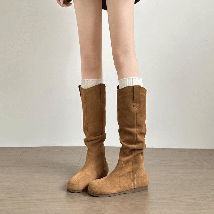 Creeper Knight Flat - Heel Cowboy Boots - Babyvera