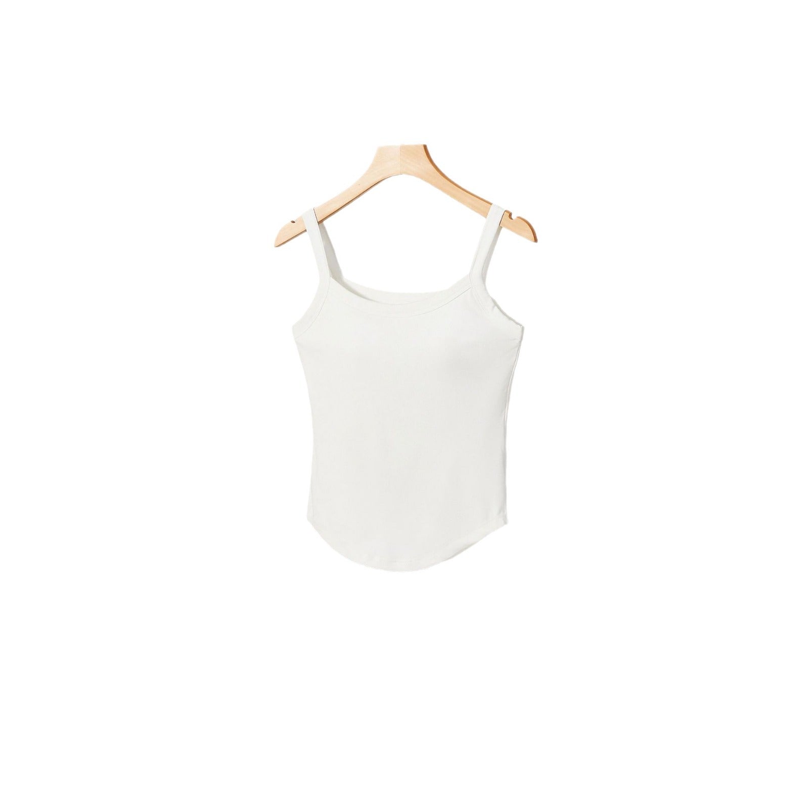 Short Camisole Belly Button Hiding Chest Pad Integrated Slim-fit Anti-exposure - [[{"value":"{{ Babyvera Babyvera  }}"}]]
