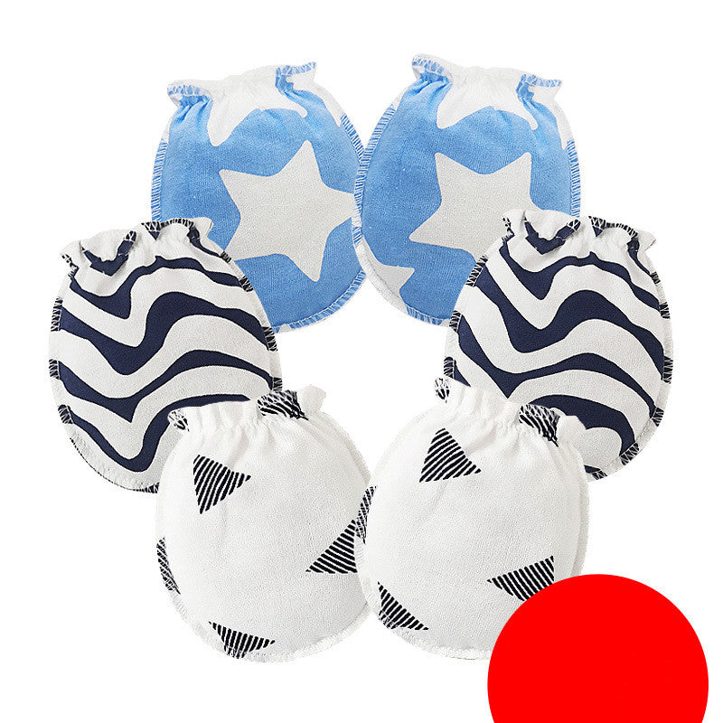 3 Pairs Baby Gloves 0-6 Months Early Baby Anti-grasping Gloves - [[{"value":"{{ Babyvera Babyvera  }}"}]]