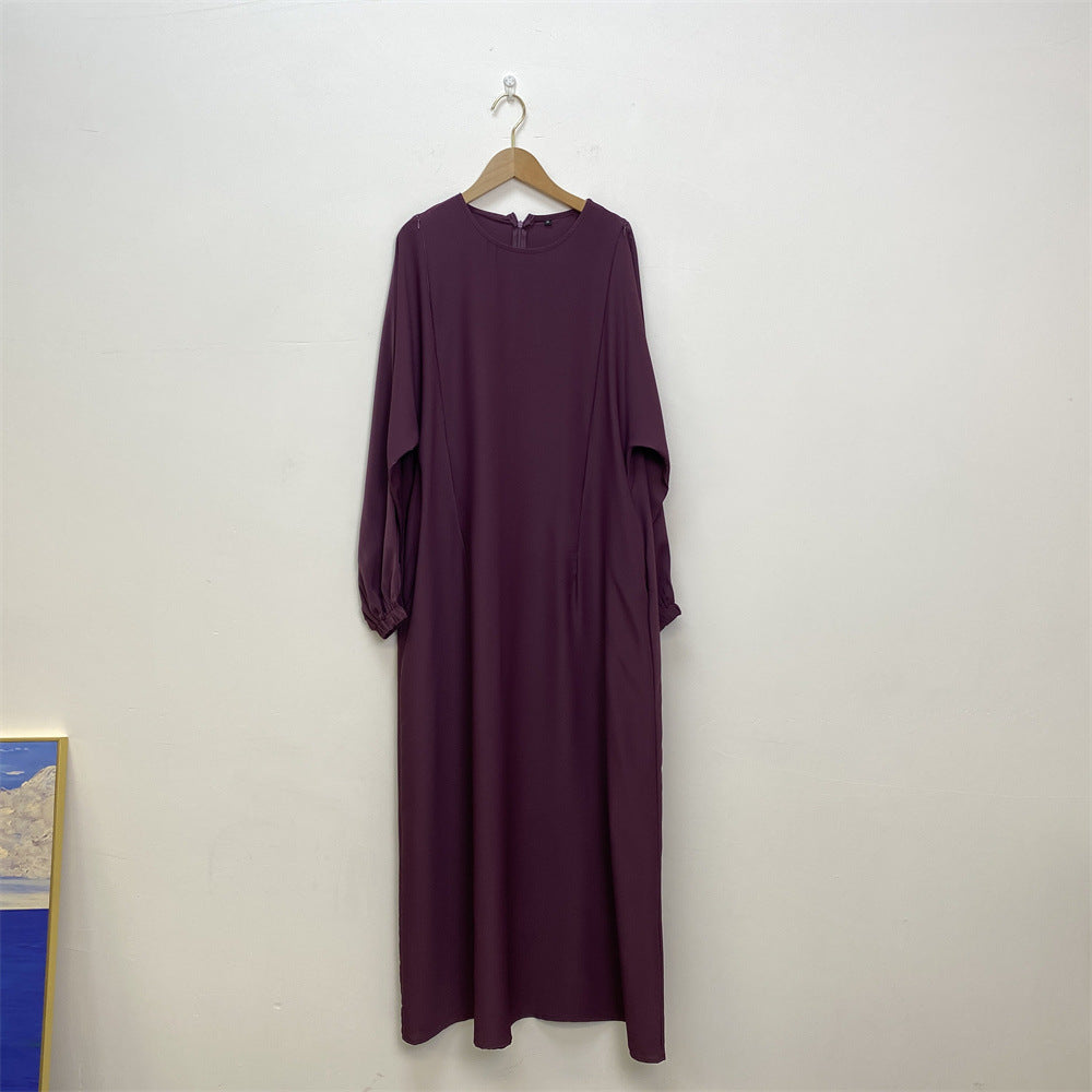 Fashion Nursing Clothes Muslim Long Sleeve Slim Fit Dress - [[{"value":"{{ Babyvera Babyvera  }}"}]]