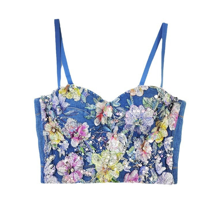 Women's European And American Cowboy One Piece Cup Strapless - [[{"value":"{{ Babyvera Babyvera  }}"}]]