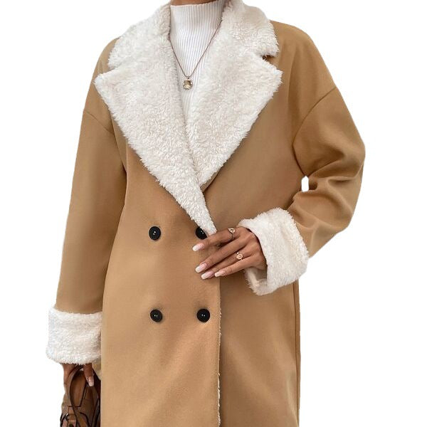 Leisure Commute Woolen Coat For Women - [[{"value":"{{ Babyvera Babyvera  }}"}]]