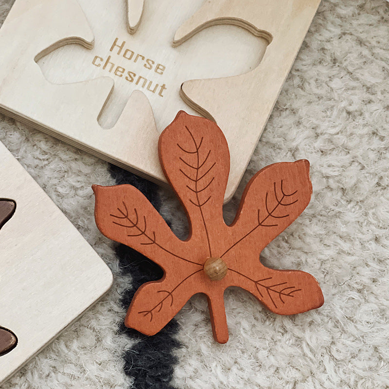 Leaf Panel Puzzle Montessori Early Education - [[{"value":"{{ Babyvera Babyvera  }}"}]]