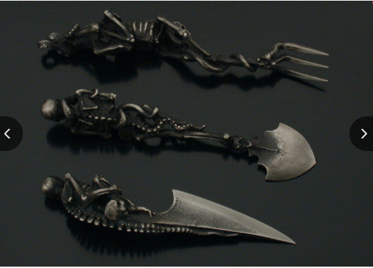 Halloween Gift Skeletal Cutlery Sets - [[{"value":"{{ Babyvera Babyvera  }}"}]]