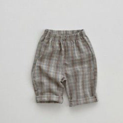 Ins Korean Babies' Trousers Plaid Pants - [[{"value":"{{ Babyvera Babyvera  }}"}]]