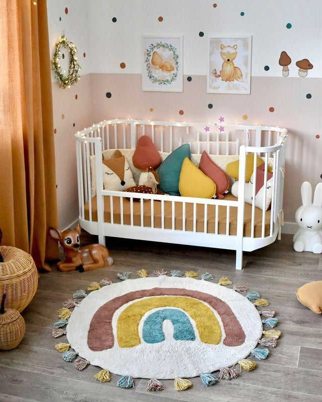 Tassel-trimmed Children's Carpet Play Crawling Mat - [[{"value":"{{ Babyvera Babyvera  }}"}]]