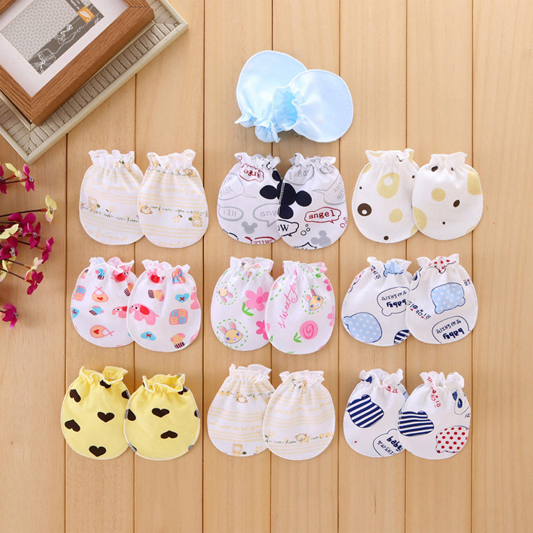 Newborn Baby Anti-scratch Face Artifact 0 Cotton Breathable Summer 3-12 Months 6 Newborn Baby Spring And Autumn Thin Gloves - [[{"value":"{{ Babyvera Babyvera  }}"}]]