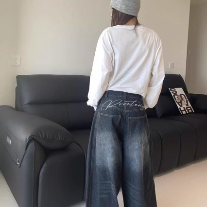 Versatile Loose-fitting Floor-length Wide-leg Scythe Pants - [[{"value":"{{ Babyvera Babyvera  }}"}]]