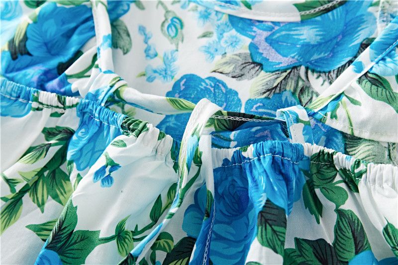 Cotton Baby Ruffled Floral Print Dress - [[{"value":"{{ Babyvera Babyvera  }}"}]]