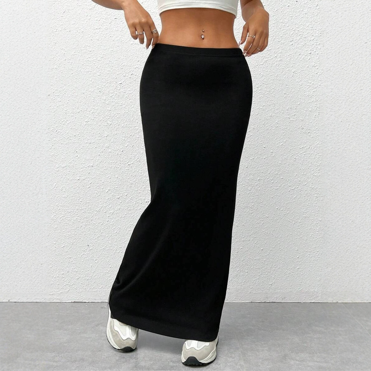 Women's High-Waisted Solid-Color Tight Casual Skirt - [[{"value":"{{ Babyvera Babyvera  }}"}]]