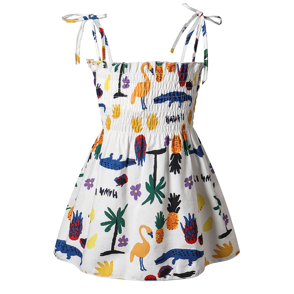Baby Girl Summer Cotton Dress For Children - [[{"value":"{{ Babyvera Babyvera  }}"}]]