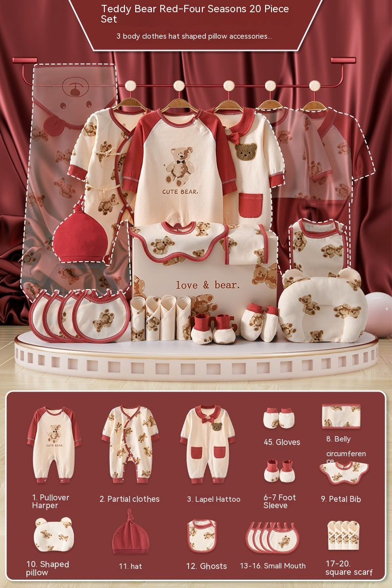 Newborn Gift Box Newborn Baby Meeting Etiquette Clothes Suit - [[{"value":"{{ Babyvera Babyvera  }}"}]]