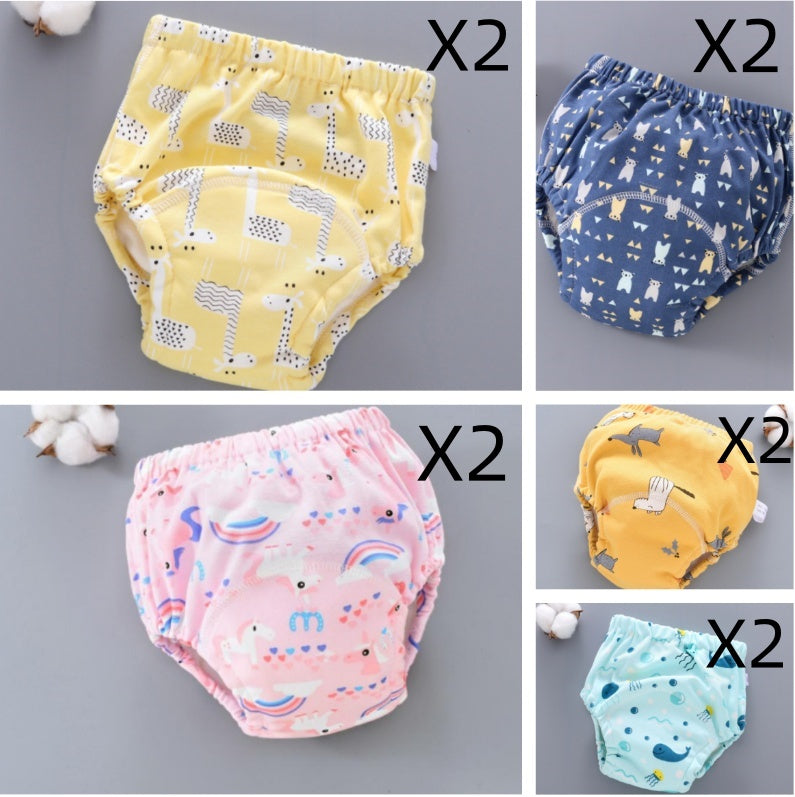 Baby Training Pants Washable 6-layer Gauze Diaper Cover - [[{"value":"{{ Babyvera Babyvera  }}"}]]